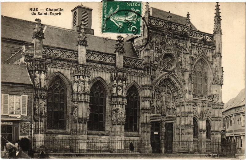 Carte postale ancienne Rue Chapelle du Saint-Esprit