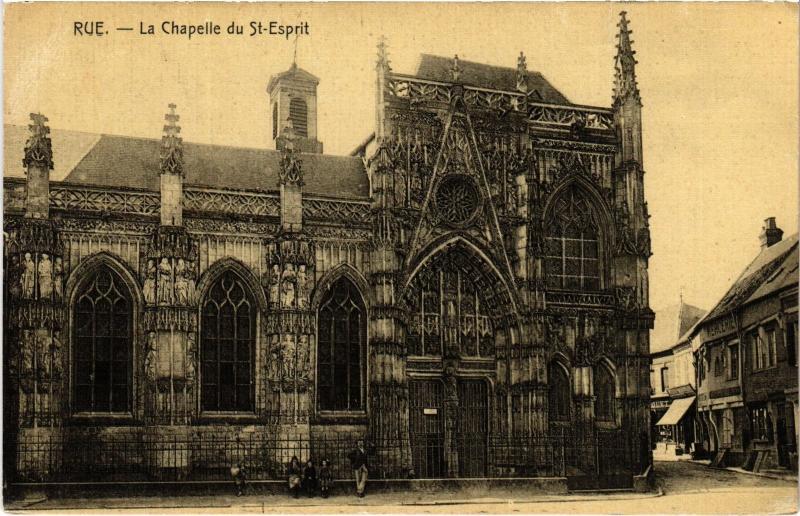 Carte postale ancienne Rue Chapelle du Saint-Esprit