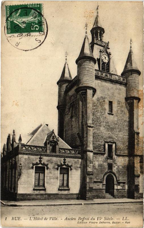 Carte postale ancienne Rue Hotel de Ville