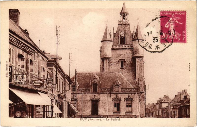 Carte postale ancienne Rue le Beffroi