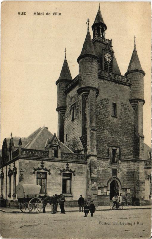 Carte postale ancienne Rue Hotel de Ville