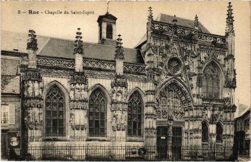 Carte postale ancienne Rue Chapelle du Saint-Esprit