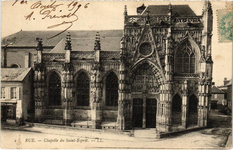 Carte postale ancienne Rue Chapelle du Saint-Esprit
