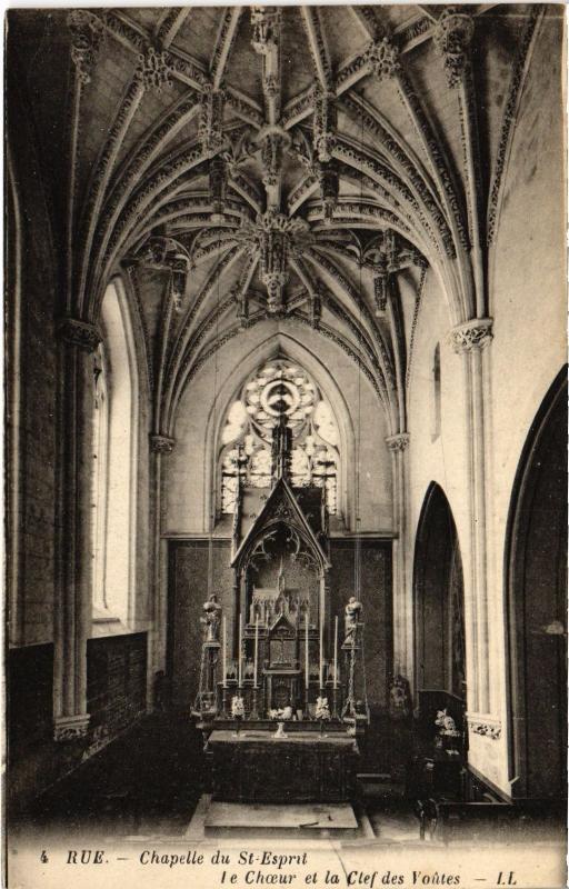 Carte postale ancienne Rue Chapelle du Saint-Esprit