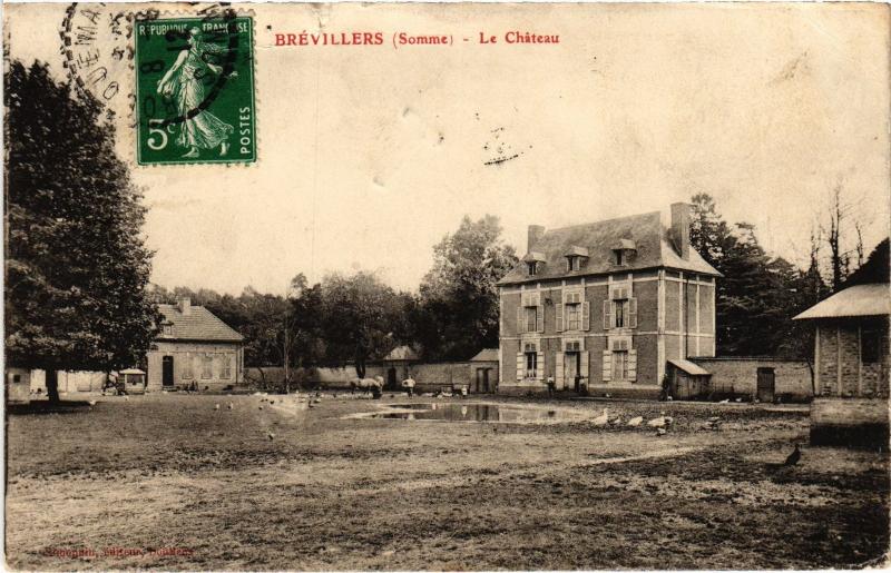Carte postale ancienne Brevillers le chateau