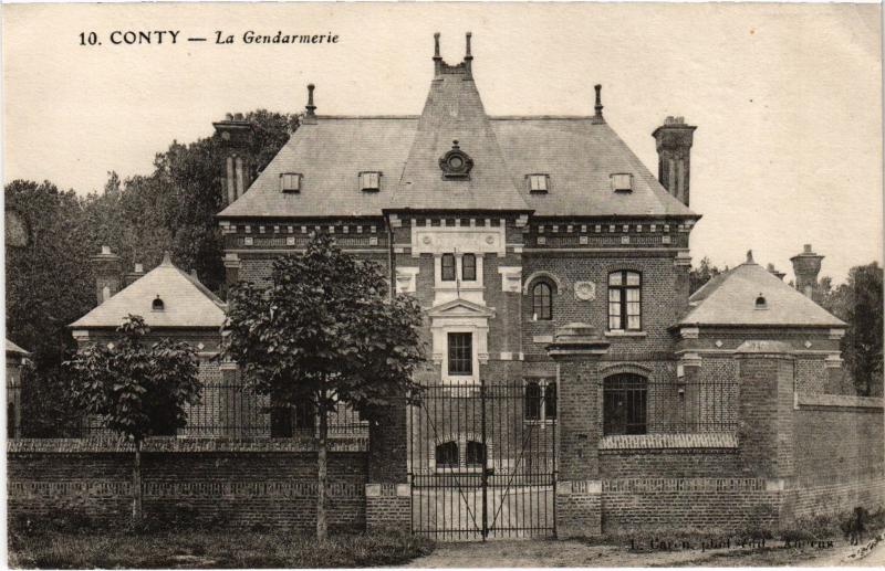 Carte postale ancienne Conty vue generale à Conty