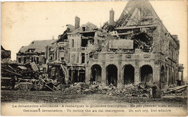 Carte postale ancienne Peronne