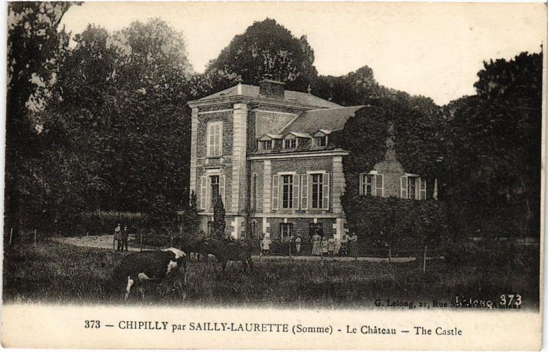 Carte postale ancienne Chipilly la gare à Chipilly