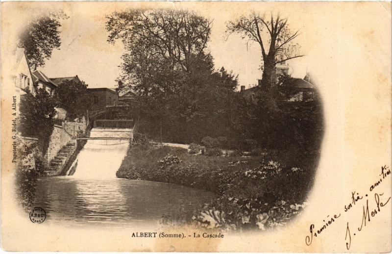 Carte postale ancienne Albert la cascade à Albert