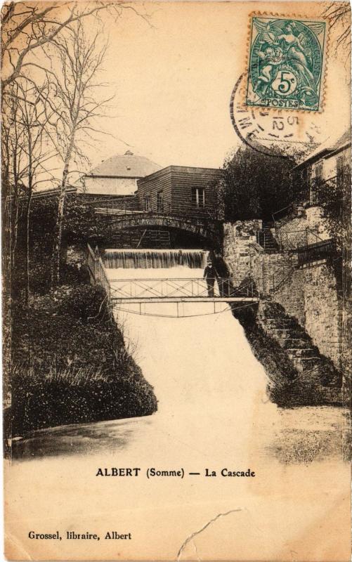Carte postale ancienne Albert la cascade à Albert