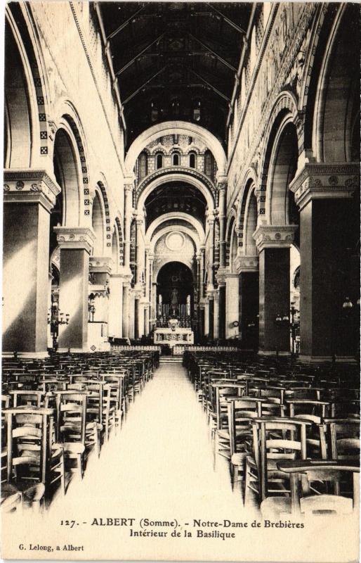 Carte postale ancienne Albert Notre Dame de Brebieres à Albert
