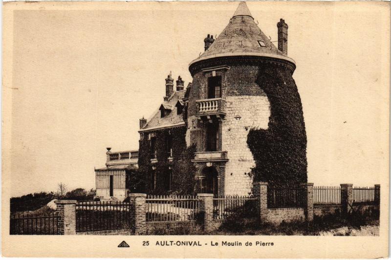 Carte postale ancienne Ault Moulin de Pierre
