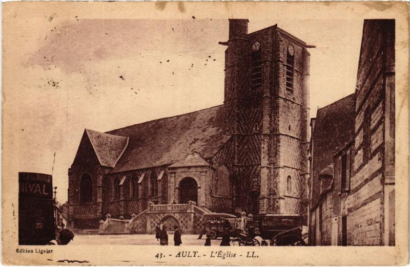 Carte postale ancienne Ault Eglise
