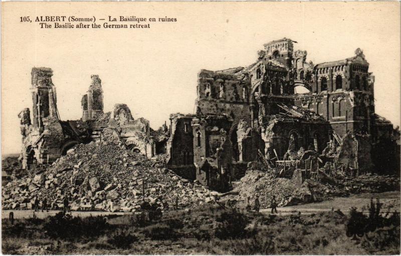 Carte postale ancienne Albert la Basilique à Albert