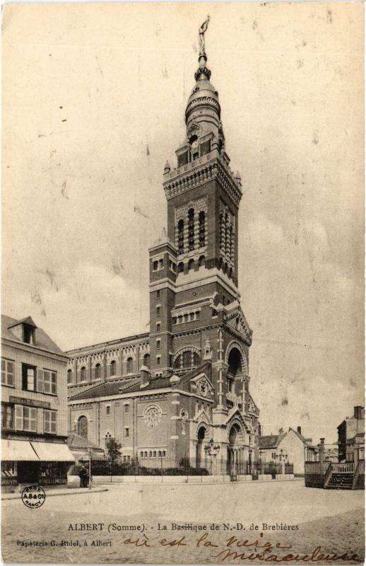 Carte postale ancienne Albert la Basilique à Albert