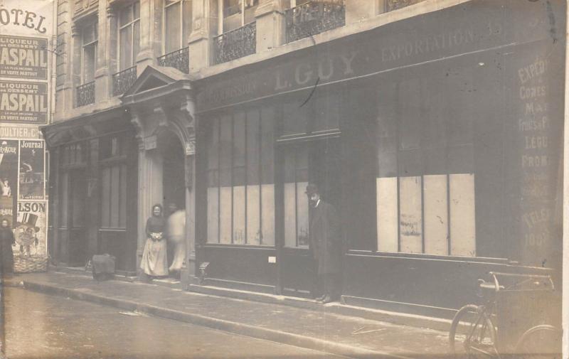 Carte postale ancienne Paris IVe - Carte Photo - L.guy Exportation - 35 Rue Quincampoix A Paris à Paris 4e