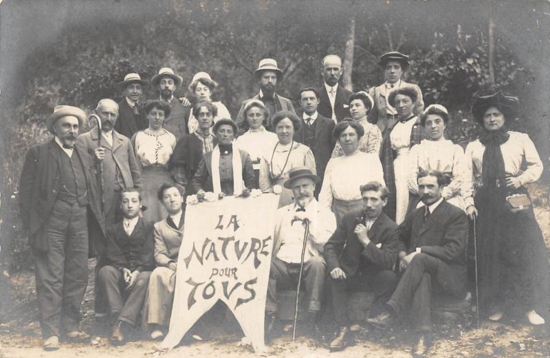 Carte postale ancienne Saint Germain En Laye - Carte Photo - La Nature Pour Tous - Fondee En 189 à Saint-Germain-en-Laye