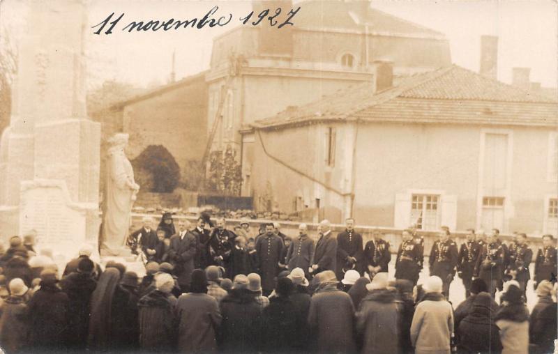 Carte postale ancienne Lerouville - Carte Photo - Datee Du 11 Novembre 1927 à Lérouville
