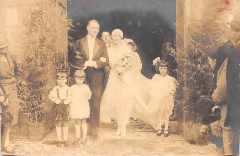 Carte postale ancienne Remiremont - Carte Photo - Mariage - voir verso éditeur de Remiremont à Remiremont