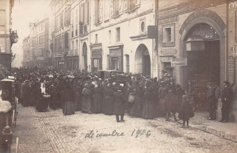 Carte postale ancienne Toulouse - Carte Photo - Inventaires A Toulouse 1906 - Rue Alsace Lorrain à Toulouse