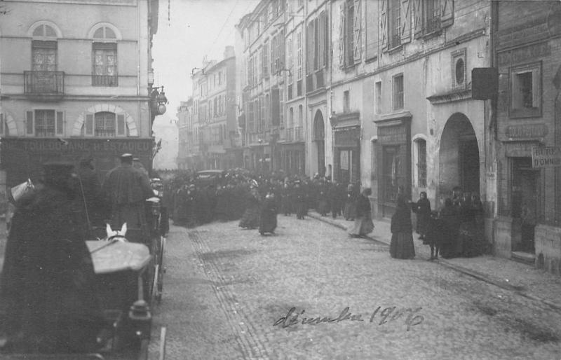 Carte postale ancienne Toulouse - Carte Photo - Inventaires A Toulouse 1906 - Rue Alsace Lorrain à Toulouse