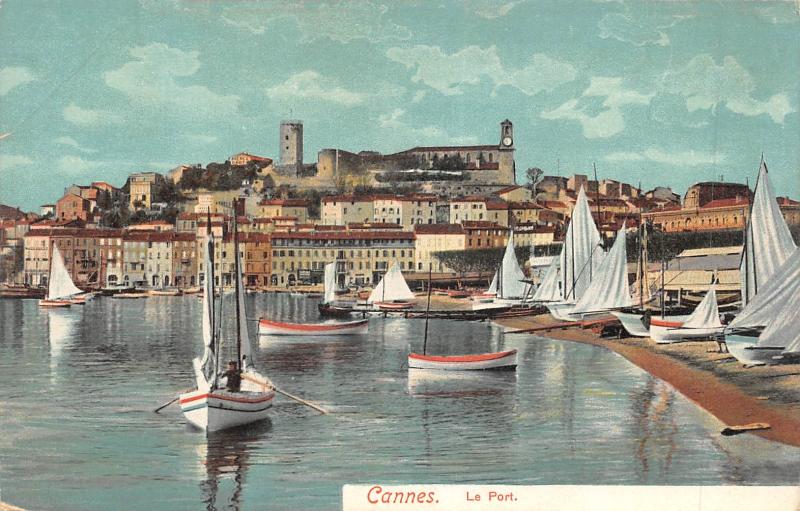 Carte postale ancienne Cannes - Le Port à Cannes