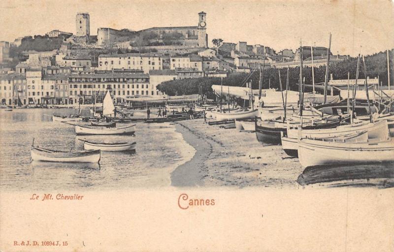 Carte postale ancienne Cannes - Le Mont Chevalier à Cannes