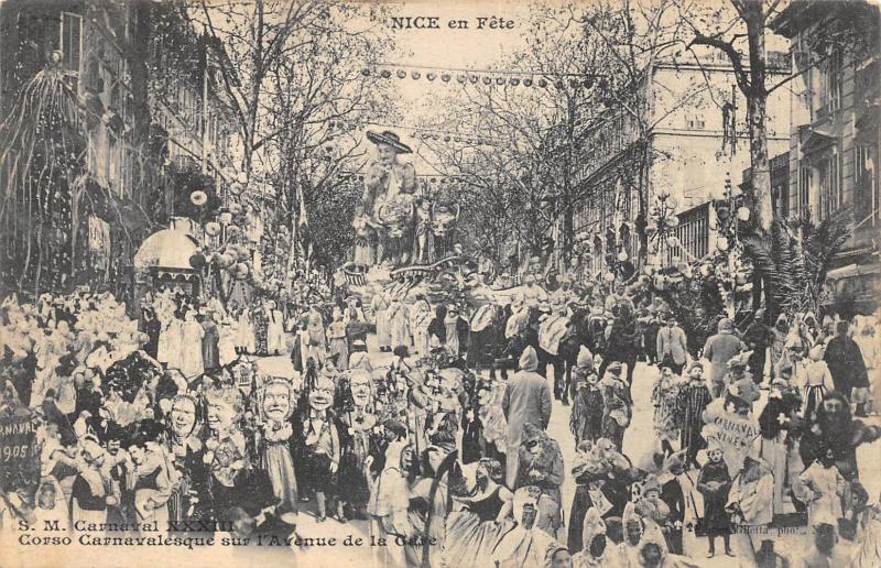 Carte postale ancienne Nice En Fete - Corso Carnavalesque