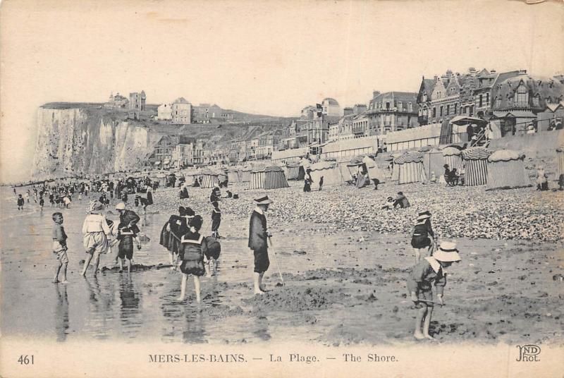Carte postale ancienne Mers Les Bains - La Plage à Mers-les-Bains