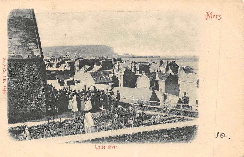 Carte postale ancienne Mers - Culte Divin