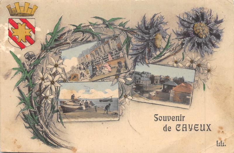 Carte postale ancienne Souvenir De Cayeux