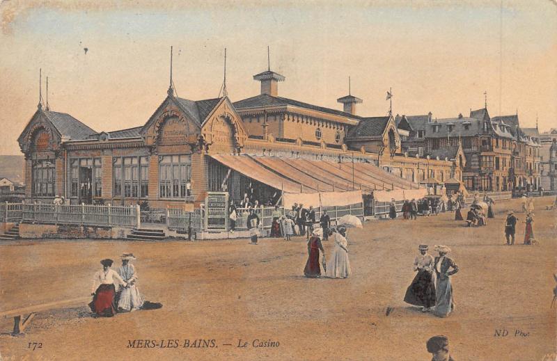 Carte postale ancienne Mers Les Bains - Le Casino à Mers-les-Bains