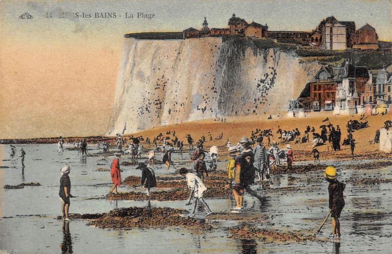 Carte postale ancienne Mers Les Bains - La Plage à Mers-les-Bains