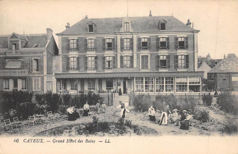 Carte postale ancienne Cayeux - Grand Hotel Des Bains