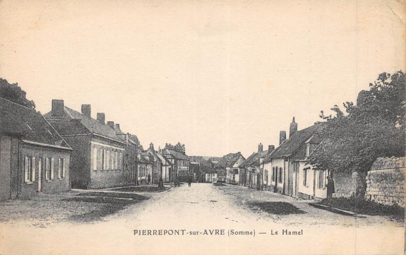 Carte postale ancienne Pierrepont Sur Avre - Le Hamel au Hamel