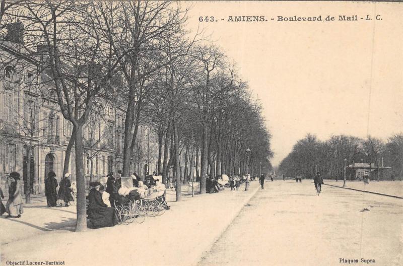 Carte postale ancienne Amiens - Boulevard Du Mail à Amiens