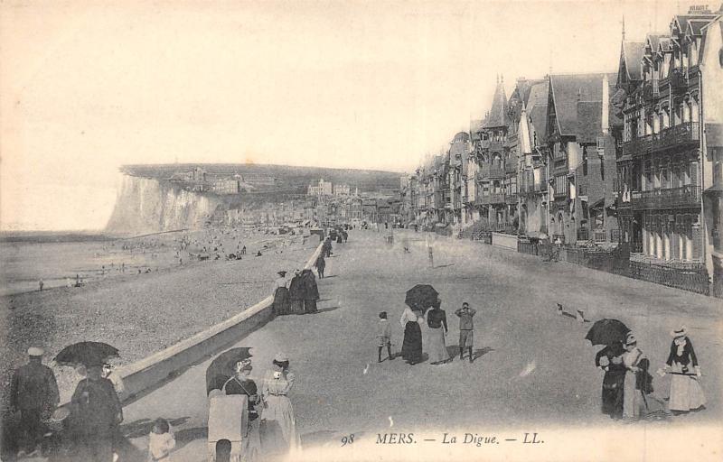 Carte postale ancienne Mers - La Digue