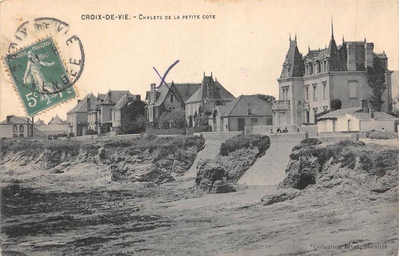 Carte postale ancienne Croix De Vie - Chalets De La Petite Cote