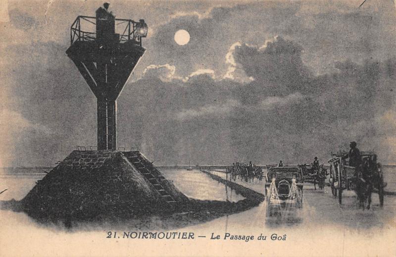 Carte postale ancienne Noirmoutier - Passage Du Goa
