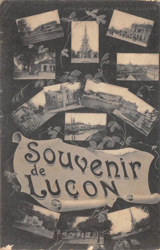 Carte postale ancienne Souvenir De Lucon