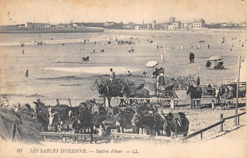 Carte postale ancienne Les Sables D'Olonne - Station D'Anes aux Sables-d'Olonne