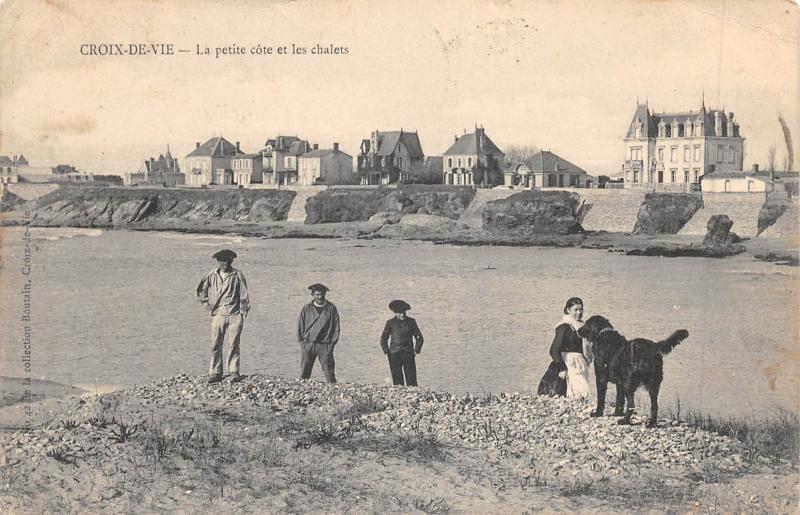 Carte postale ancienne Croix De Vie - La Petite Cote Et Les Chalets