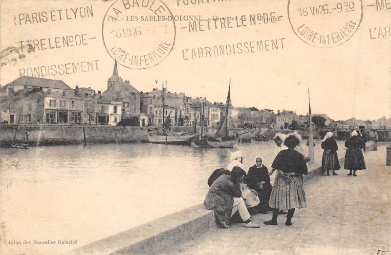 Carte postale ancienne Les Sables D'Olonne - Quartier De La Chaume aux Sables-d'Olonne