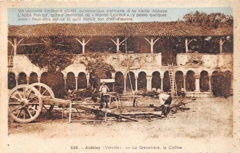 Carte postale ancienne Ardelay - La Grenetiere - Le Cloitre