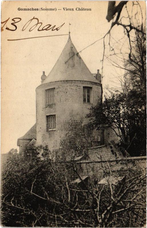 Carte postale ancienne Gamaches le chateau à Gamaches