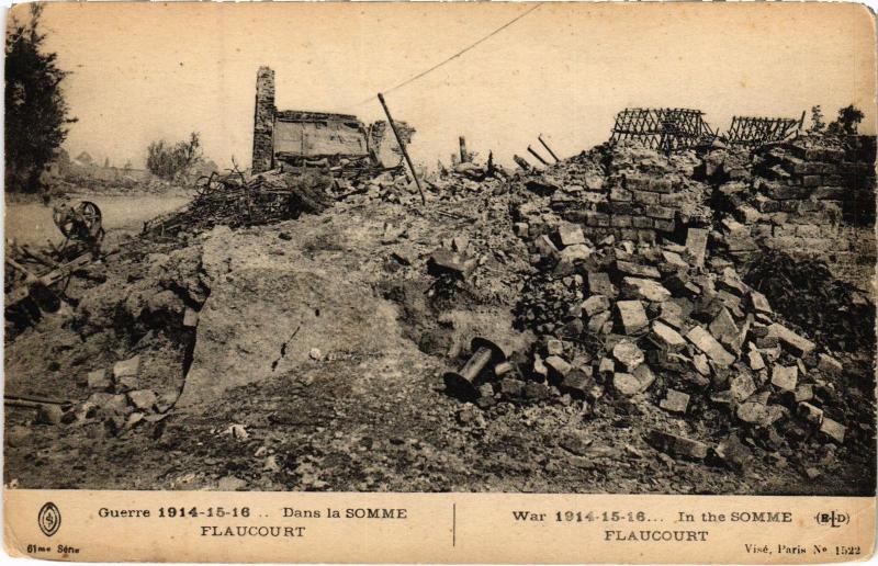 Carte postale ancienne Flaucourt à Flaucourt