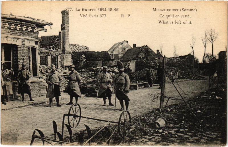 Carte postale ancienne Meharicourt