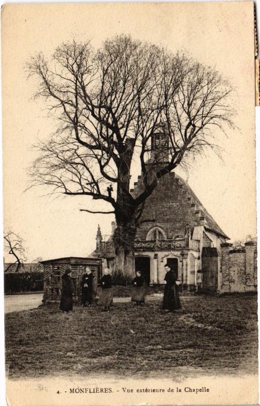 Carte postale ancienne Monflieres la chapelle