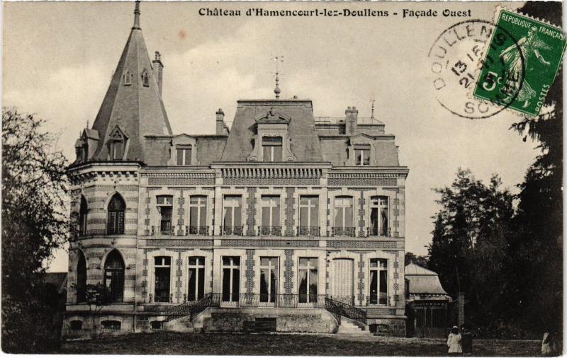 Carte postale ancienne Hamencourt le chateau
