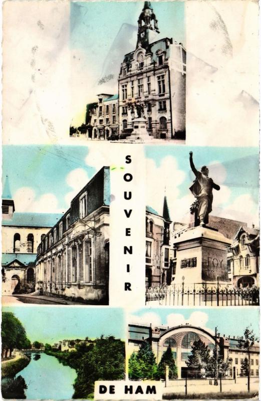 Carte postale ancienne Ham souvenir